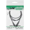 InLine Audio Cable 3.5mm Stereo male / female 2m