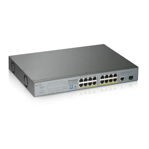 Zyxel GS1300-18HP network switch Unmanaged Gigabit Ethernet (10/100/1000) Power over Ethernet (PoE) Grey