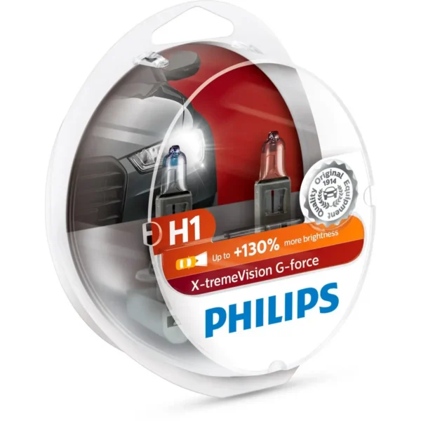 Philips X-tremeVision G-force 12258XVGS2 10 G vibration resistance