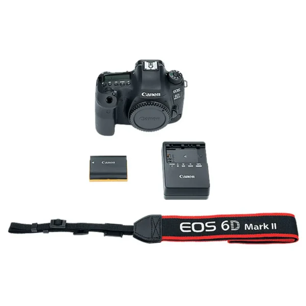 Canon EOS 6D Mark II + 24-70mm IS USM SLR Camera Kit 26.2 MP CMOS 6240 x 4160 pixels Black