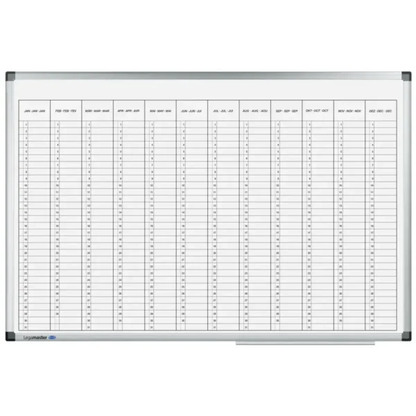 Legamaster PREMIUM year planner vertical 60x90cm