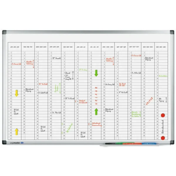 Legamaster PREMIUM year planner vertical 60x90cm