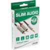 InLine Basic Slim Audio Cable 3.5mm M to 2x RCA M, 1m
