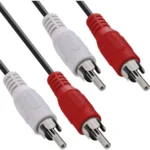 InLine Audio cable, 2x RCA M/M 3m