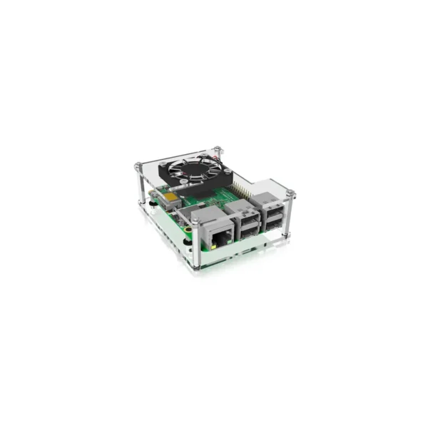 ICY BOX IB-RP106 Housing Black, Transparent