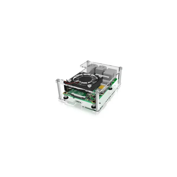 ICY BOX IB-RP106 Housing Black, Transparent