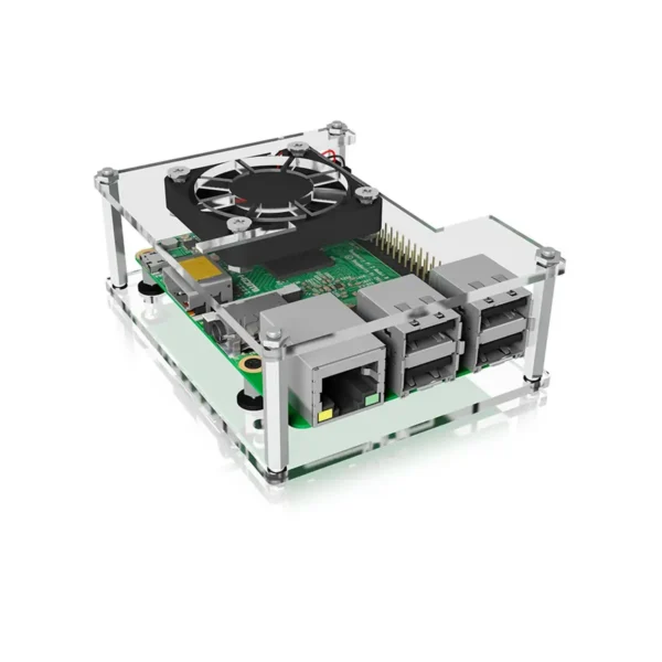 ICY BOX IB-RP106 Housing Black, Transparent