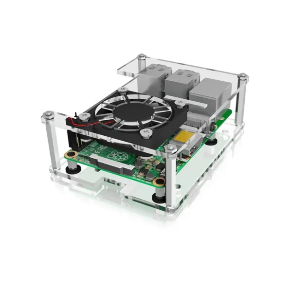 ICY BOX IB-RP106 Housing Black, Transparent
