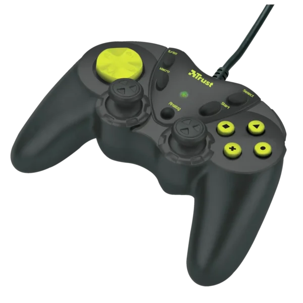 Trust 14801 Gaming Controller Black USB 2.0 Gamepad Analogue PC, Playstation 2