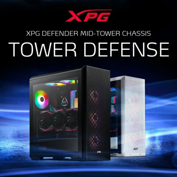 XPG DEFENDER Mid-Tower White