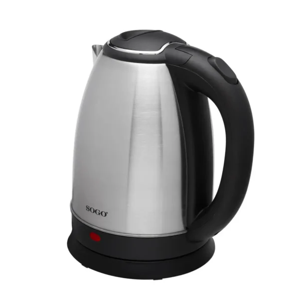 Sogo KET-SS-5790-SS electric kettle 1.8 L 1500 W Black, Stainless steel