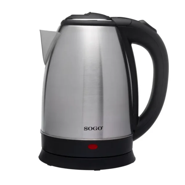 Sogo KET-SS-5790-SS electric kettle 1.8 L 1500 W Black, Stainless steel