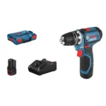 Bosch GSR 12V-15 FC Flex Professional 1300 RPM Keyless 600 g Black, Blue