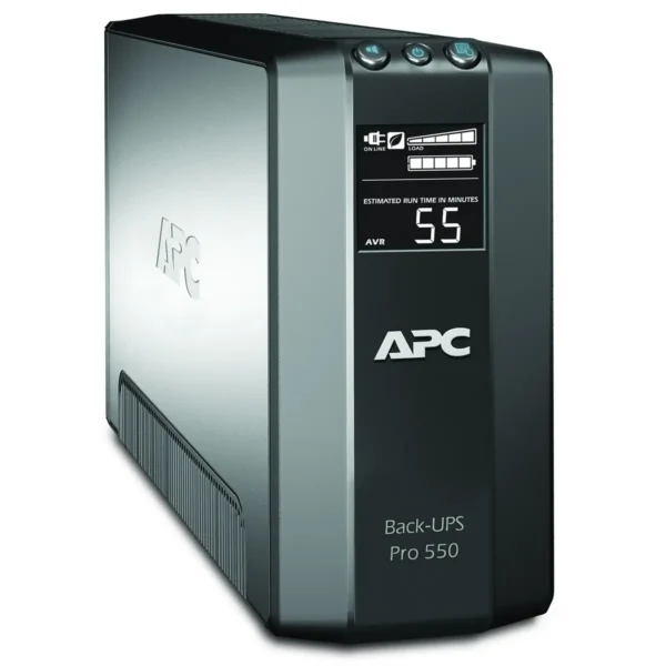 APC Back-UPS Pro uninterruptible power supply (UPS) Line-Interactive 0.55 kVA 330 W 6 AC outlet(s)