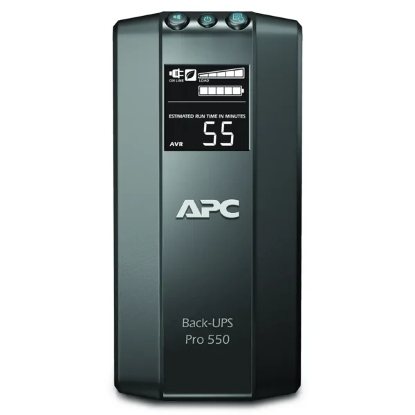 APC Back-UPS Pro uninterruptible power supply (UPS) Line-Interactive 0.55 kVA 330 W 6 AC outlet(s)