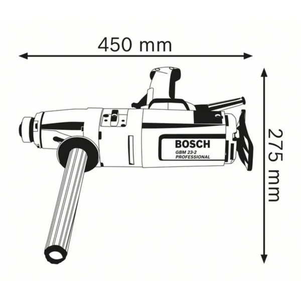 Bosch 0 601 121 603 drill 930 RPM 4.8 kg