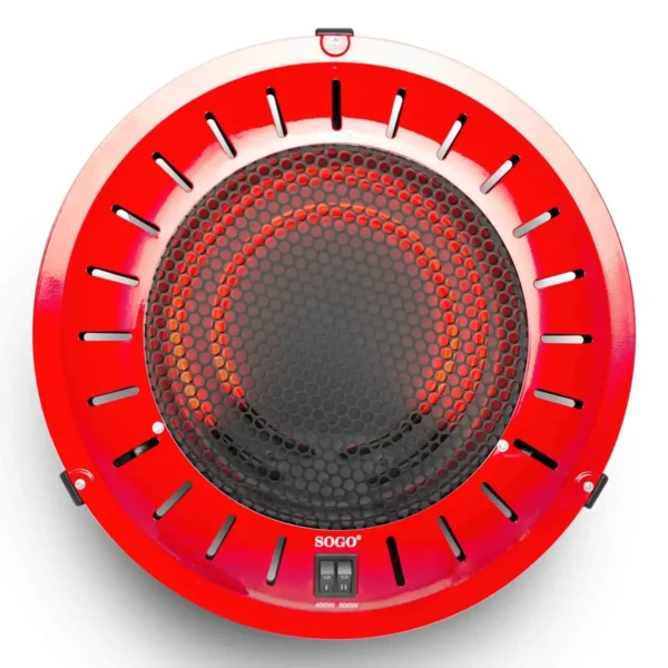 Sogo CAL-SS-18280 electric space heater Indoor Red 900 W