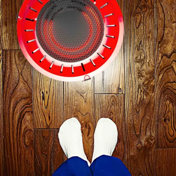 Sogo CAL-SS-18280 electric space heater Indoor Red 900 W