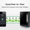 Zyxel NAS326 NAS Mini Tower Marvell Armada 380 0.5 GB DDR3 0 TB Black