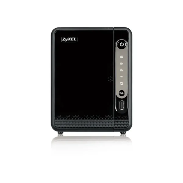 Zyxel NAS326 NAS Mini Tower Marvell Armada 380 0.5 GB DDR3 0 TB Black