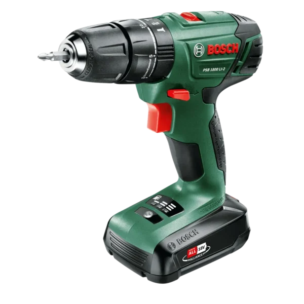 Bosch PSB 1800 LI-2 Toolbox Keyless 1.3 kg Black, Green