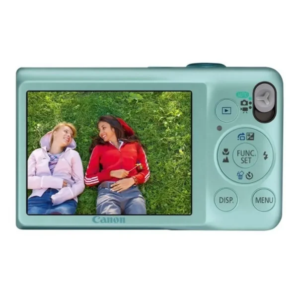 Canon IXUS 105 1/2.3″ Compact camera 12.1 MP CCD 4000 x 3000 pixels Green, Silver