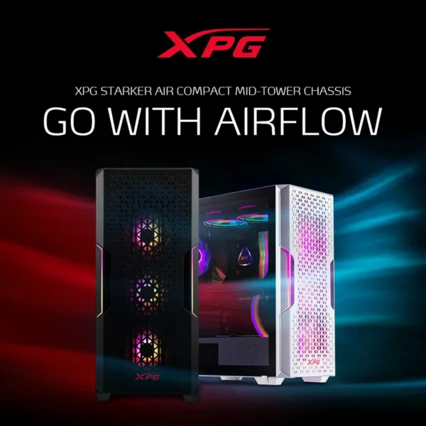 XPG STARKER AIR Mid-Tower Black