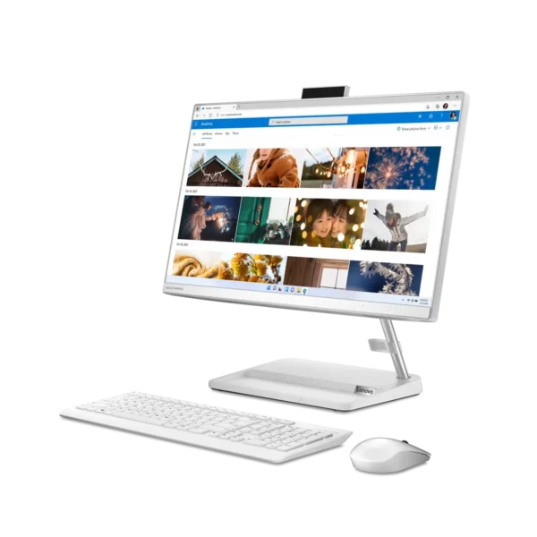 Lenovo IdeaCentre 3 Intel® Core™ i5 i5-12450H 54.6 cm (21.5″) 1920 x 1080 pixels All-in-One PC 8 GB DDR4-SDRAM 512 GB SSD Windows 11 Home Wi-Fi 6 (802.11ax) White