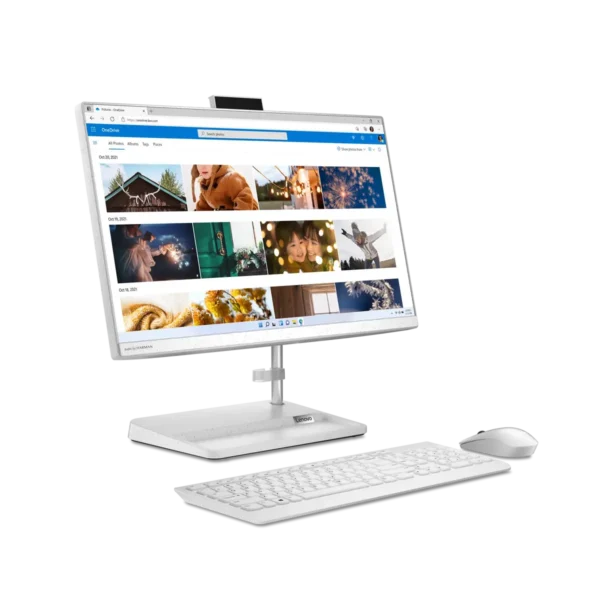 Lenovo IdeaCentre 3 Intel® Core™ i5 i5-12450H 54.6 cm (21.5″) 1920 x 1080 pixels All-in-One PC 8 GB DDR4-SDRAM 512 GB SSD Windows 11 Home Wi-Fi 6 (802.11ax) White