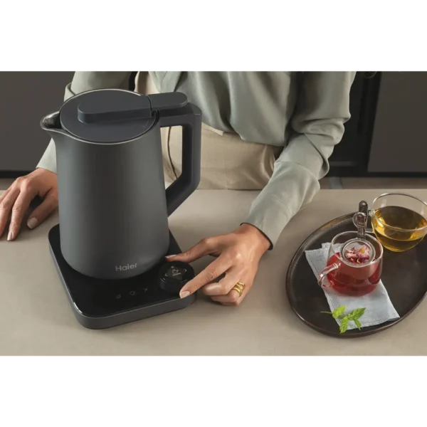 Haier HKE7W 001 electric kettle 1.3 L 2200 W Grey
