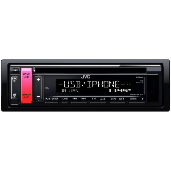 JVC KD-R691 1-DIN CD Receiver