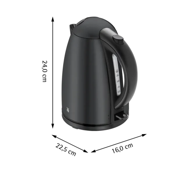 WMF Stelio 0413020072 electric kettle 1.7 L 2400 W Black