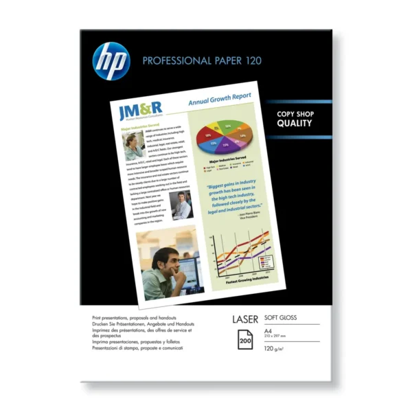 HP Q6542A printing paper A4 (210×297 mm) Gloss 200 sheets White