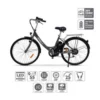 Nilox 30NXEB266V001 electric bicycle Black Steel 66 cm (26″) 23 kg