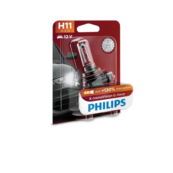 Philips X-tremeVision G-force 12362XVGB1 10 G vibration resistance