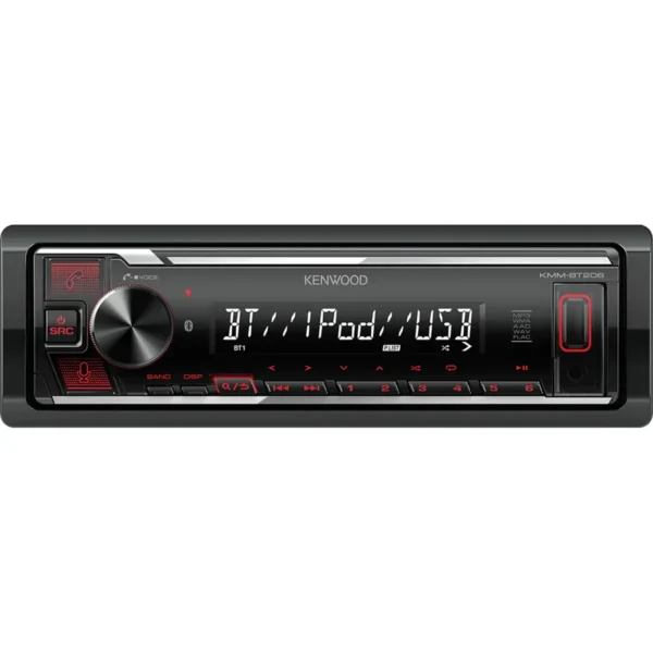 Kenwood KMM-BT206 car media receiver Black 50 W Bluetooth