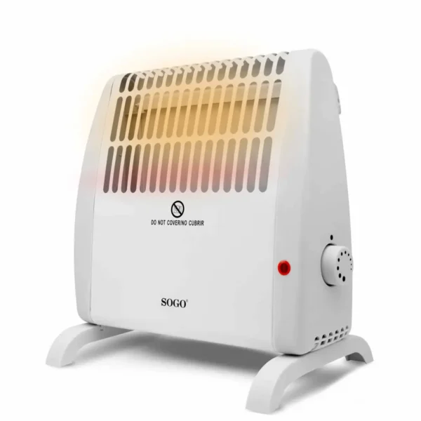 Sogo CAL-SS-18405 electric space heater Indoor White 520 W Convector electric space heater