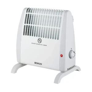 Sogo CAL-SS-18405 electric space heater Indoor White 520 W Convector electric space heater