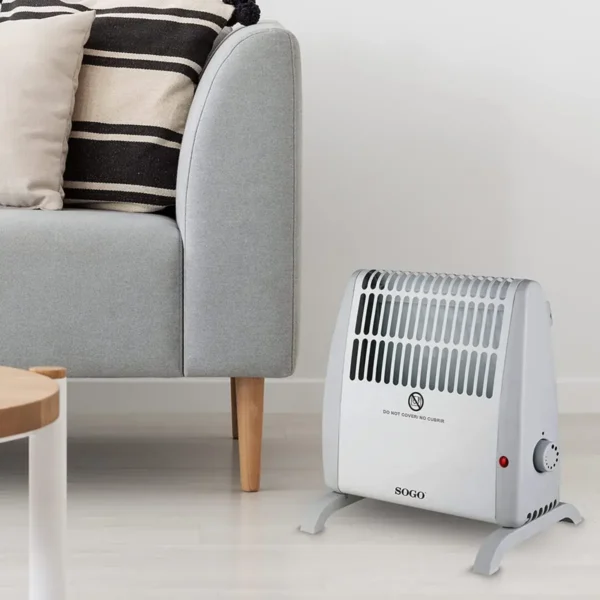 Sogo CAL-SS-18405 electric space heater Indoor White 520 W Convector electric space heater