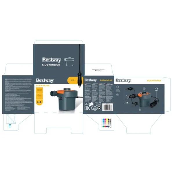 Bestway Sidewinder 12V AC/DC Air Pump