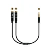 Nanocable 10.24.1202 audio cable 0.3 m 3.5mm 2 x 3.5mm Black