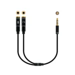 Nanocable 10.24.1202 audio cable 0.3 m 3.5mm 2 x 3.5mm Black