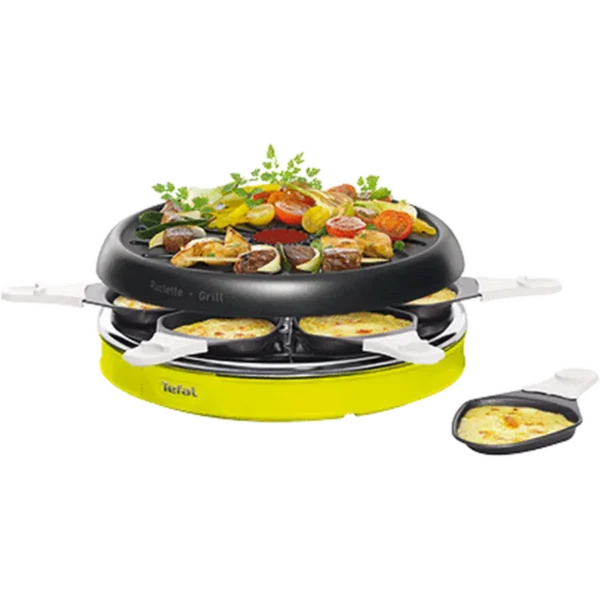 Tefal RE128O12 raclette grill 6 person(s) 850 W Black, Yellow