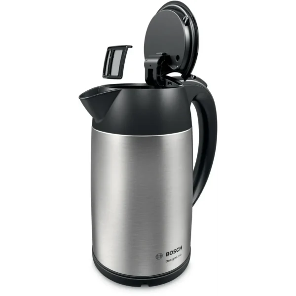 Bosch TWK3P420GB electric kettle 1.7 L 3000 W Black, Stainless steel