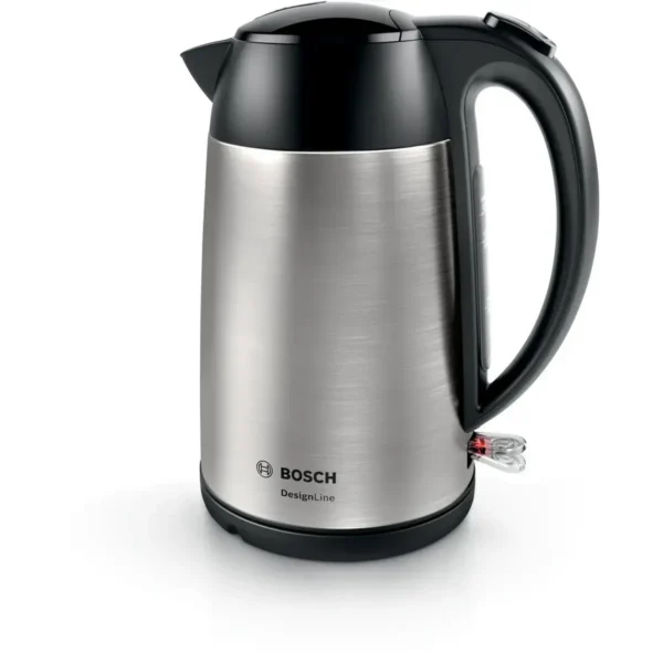Bosch TWK3P420GB electric kettle 1.7 L 3000 W Black, Stainless steel