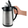 Bosch TWK3P420GB electric kettle 1.7 L 3000 W Black, Stainless steel