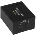 Techly Digital Audio Splitter 2 Toslink Ports IDATA TOS-SP2