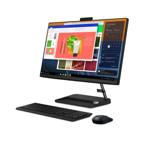 Lenovo IdeaCentre AIO 3 24ALC6 AMD Ryzen™ 5 7530U 60.5 cm (23.8″) 1920 x 1080 pixels All-in-One PC 8 GB DDR4-SDRAM 512 GB SSD Windows 11 Home Wi-Fi 6 (802.11ax) Black