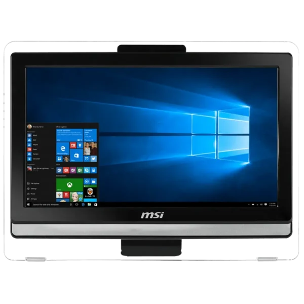 MSI Wind Top Professional Pro 20ET 4BW-019US Intel® Celeron® N3150 49.5 cm (19.5″) 1600 x 900 pixels Touchscreen All-in-One PC 4 GB DDR3L-SDRAM 500 GB HDD Windows 10 Home Black, Silver