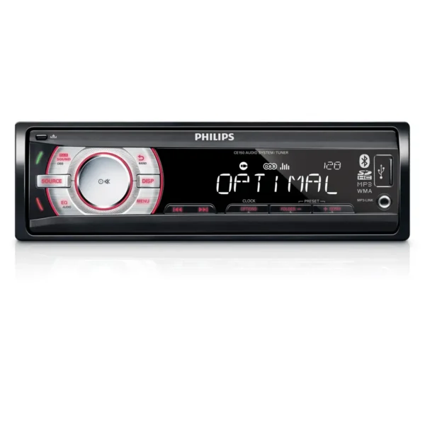 Philips CE150/55 car media receiver Black, Red, Silver 200 W Bluetooth